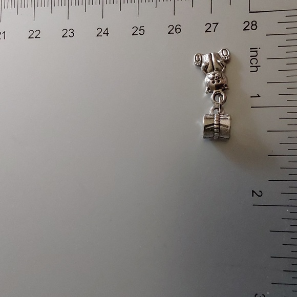 Teddy Bear Charm for European Style Bracelets Fits Pandora Systems - Picture 2 of 3